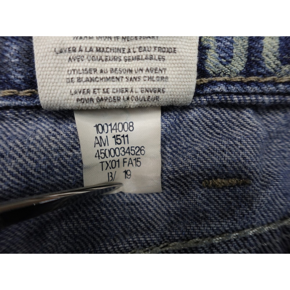 Ariat Bootcut Jeans Mens 36x30 Blue Good Heavy Stitching Western Denim - Picture 10 of 14